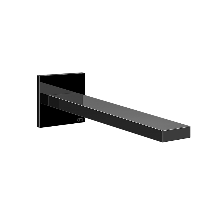 Gessi Inverso Rigato Spout- 73102 Bathroom Accessories GESSI Black Metal PVD