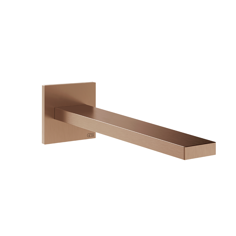 Gessi Inverso Rigato Spout- 73102 Bathroom Accessories GESSI Copper Brushed PVD