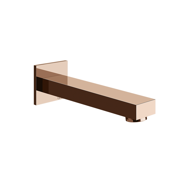 Gessi Inverso Rigato Bath Spout - 73103 Bathroom Accessories GESSI Copper PVD