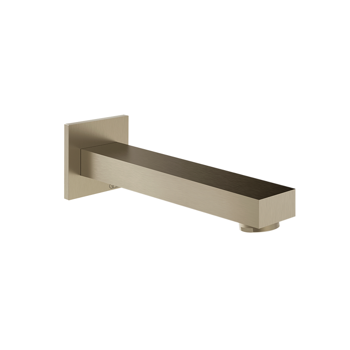 Gessi Inverso Rigato Bath Spout - 73103 Bathroom Accessories GESSI Finox Brushed Nickel