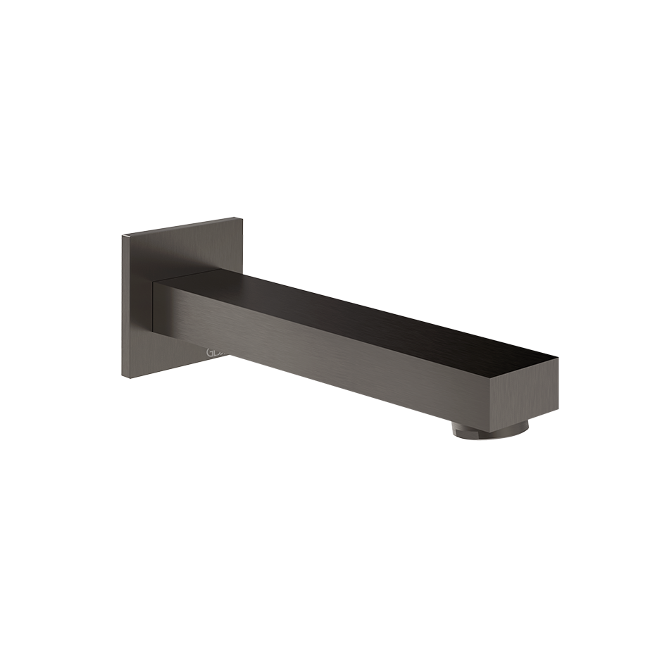 Gessi Inverso Rigato Bath Spout - 73103 Bathroom Accessories GESSI Black Metal Br. PVD