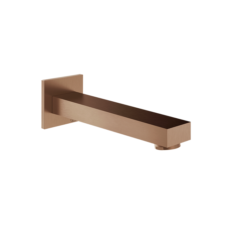 Gessi Inverso Rigato Bath Spout - 73103 Bathroom Accessories GESSI Copper Brushed PVD