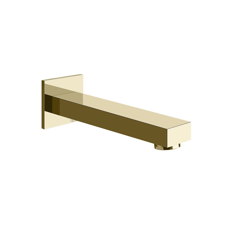Gessi Inverso Rigato Bath Spout - 73103 Bathroom Accessories GESSI Brass PVD