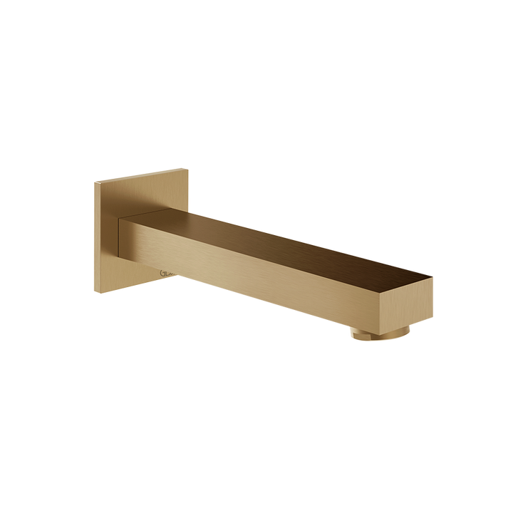 Gessi Inverso Rigato Bath Spout - 73103 Bathroom Accessories GESSI Warm Bronze Br. PVD