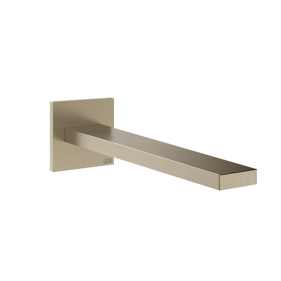Gessi Inverso Rigato Spout- 73104 Bathroom Accessories GESSI Finox Brushed Nickel