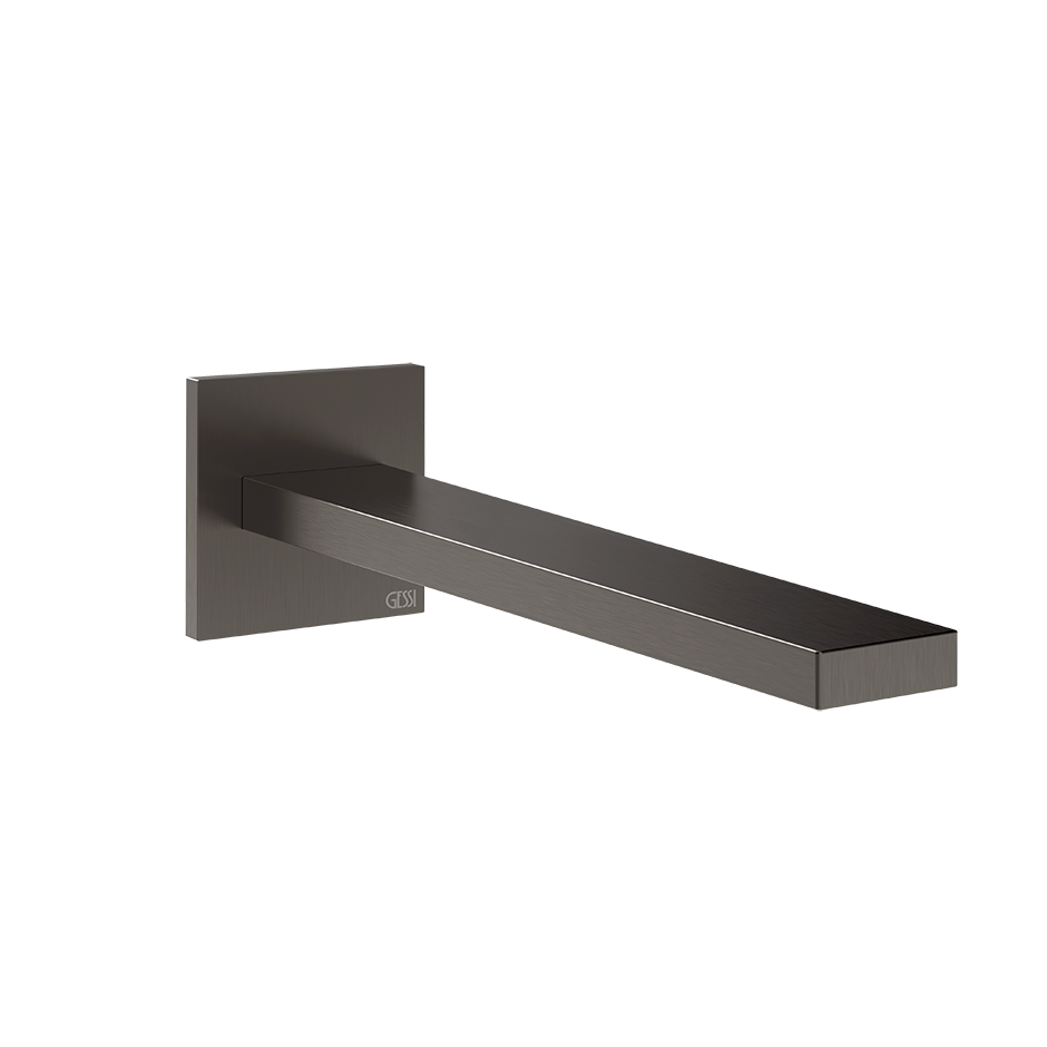 Gessi Inverso Rigato Spout- 73104 Bathroom Accessories GESSI Black Metal Br. PVD