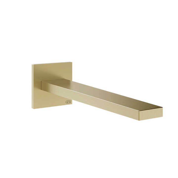 Gessi Inverso Rigato Spout- 73104 Bathroom Accessories GESSI Brass Brushed PVD