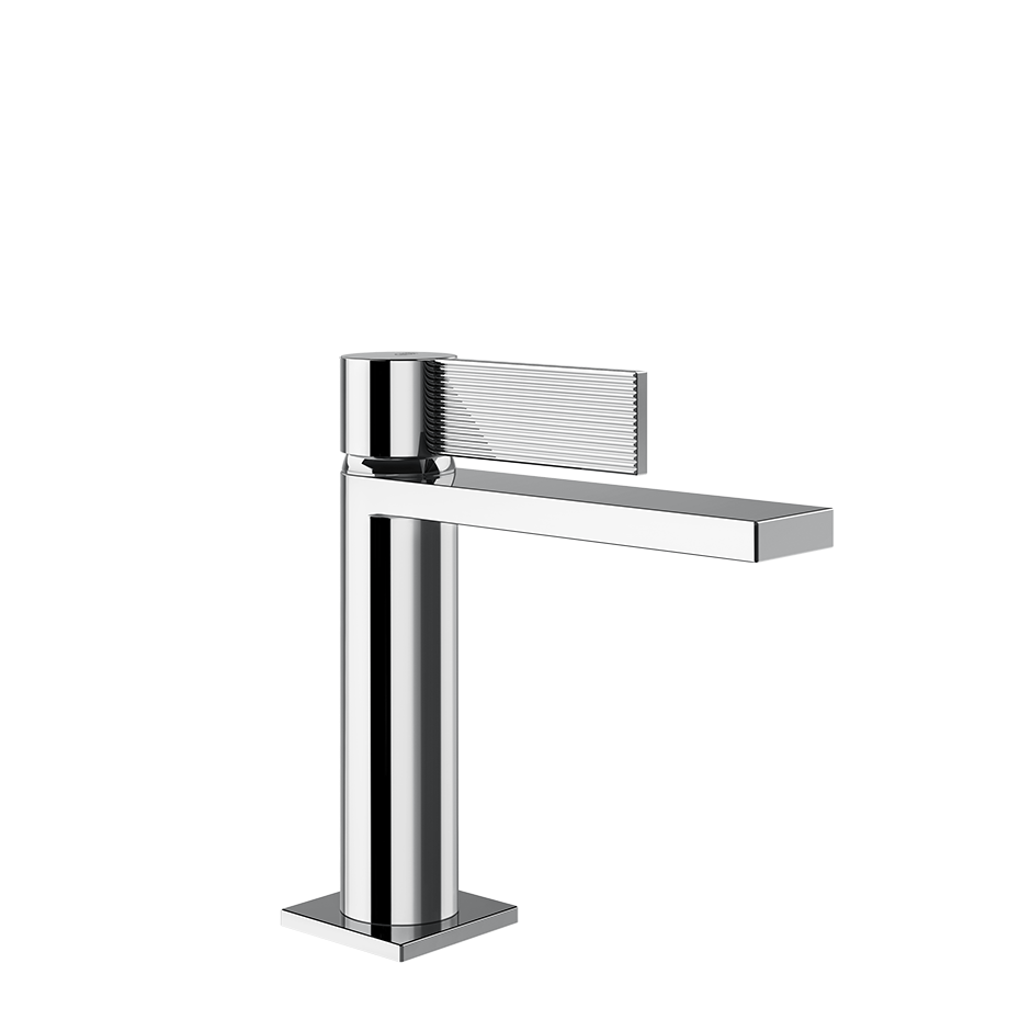 Gessi Inverso Rigato Basin Mixer - 73502 Bathroom Accessories GESSI Chrome