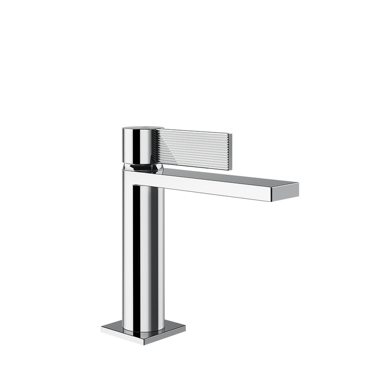 Gessi Inverso Rigato Basin Mixer - 73502 Bathroom Accessories GESSI Chrome