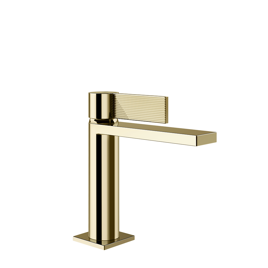 Gessi Inverso Rigato Basin Mixer - 73502 Bathroom Accessories GESSI Brass PVD