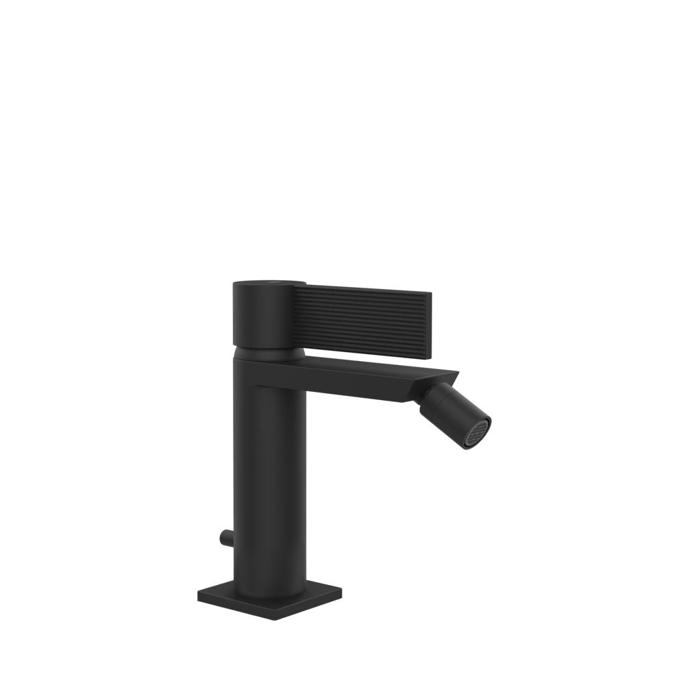 Gessi Inverso Rigato Bidet Mixer- 73507 Bathroom Accessories GESSI Matte Black