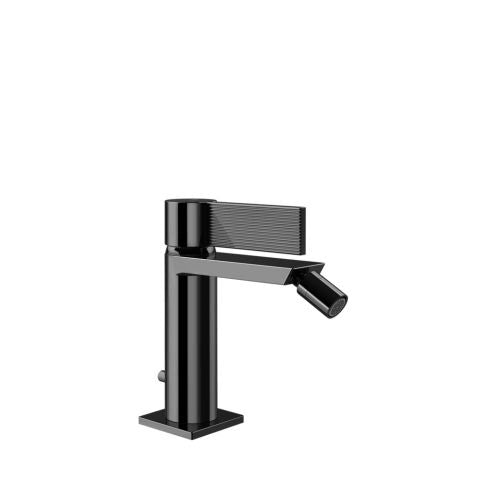 Gessi Inverso Rigato Bidet Mixer- 73507 Bathroom Accessories GESSI Black Metal PVD