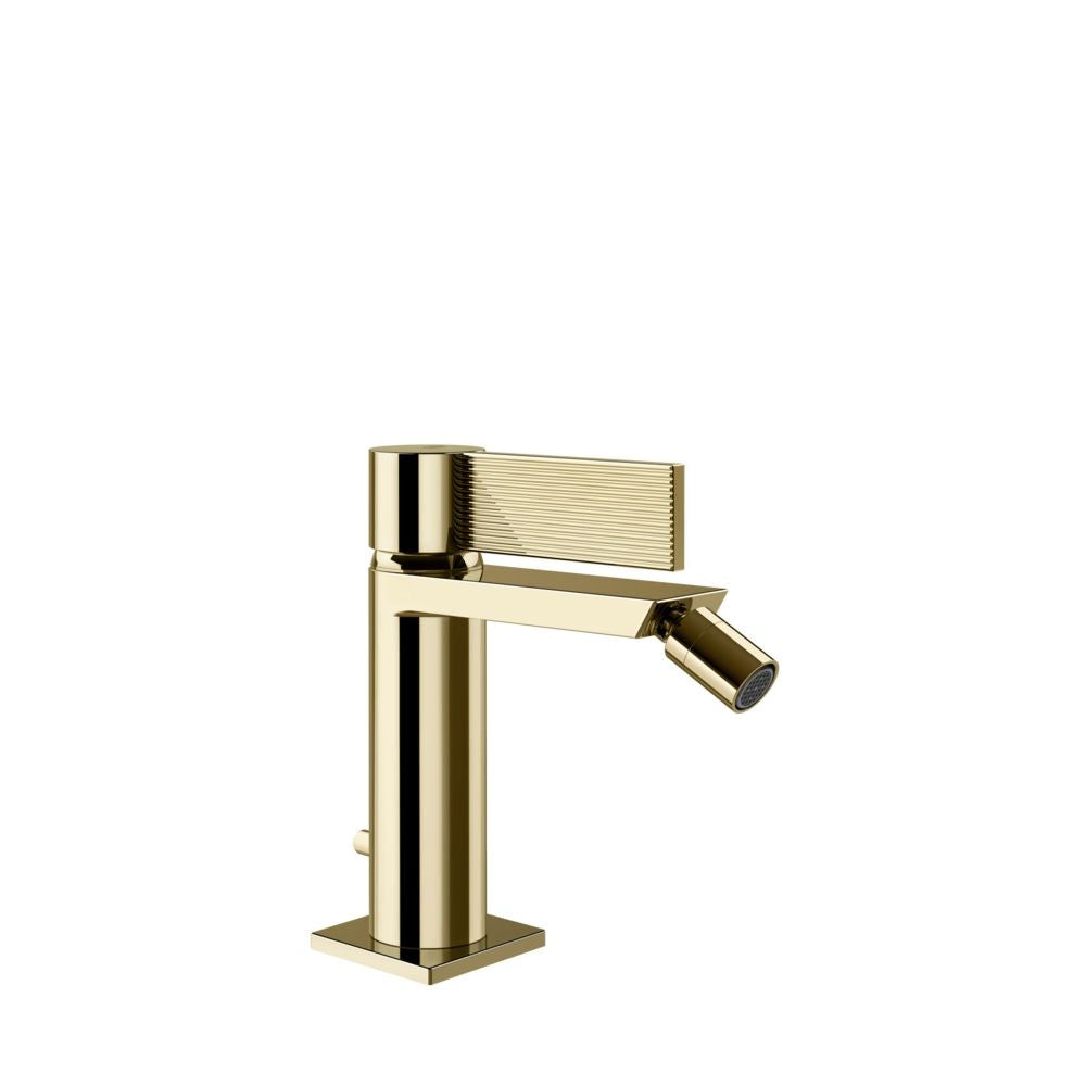 Gessi Inverso Rigato Bidet Mixer- 73507 Bathroom Accessories GESSI Brass PVD