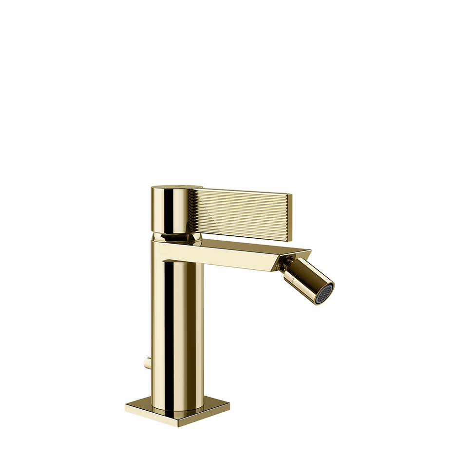 Gessi Inverso Rigato Bidet Mixer- 73507 Bathroom Accessories GESSI Brass PVD