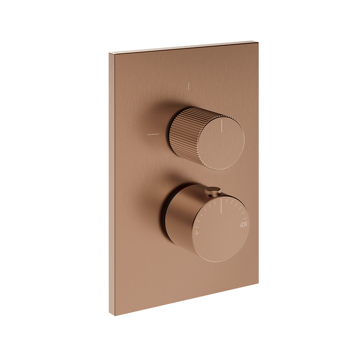 Gessi Inverso Rigato Thermostatic Mixer - 73533 Bathroom Accessories GESSI