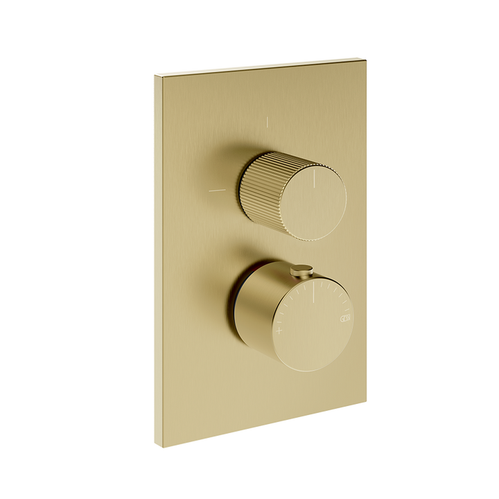 Gessi Inverso Rigato Thermostatic Mixer - 73533 Bathroom Accessories GESSI