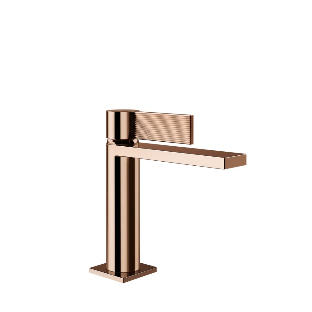 Gessi Inverso Rigato Basin Mixer - 73551 Bathroom Accessories GESSI Copper PVD