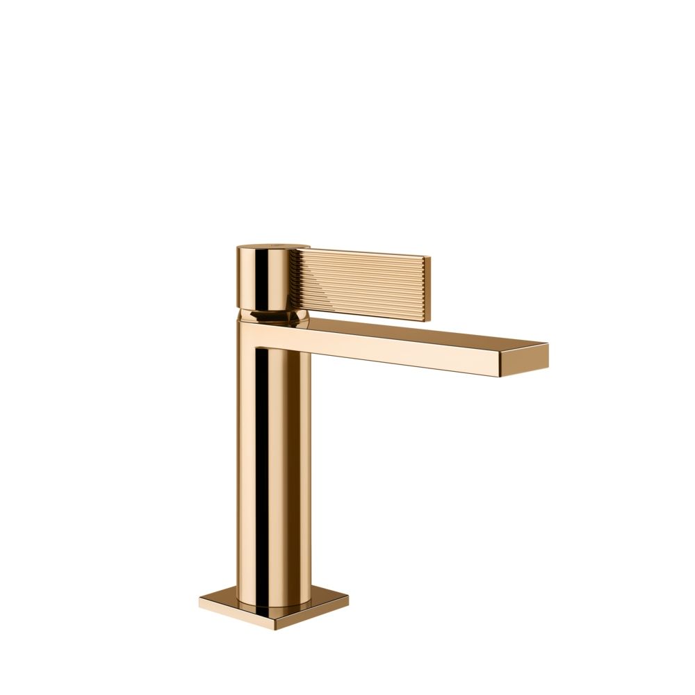 Gessi Inverso Rigato Basin Mixer - 73551 Bathroom Accessories GESSI Warm Bronze PVD