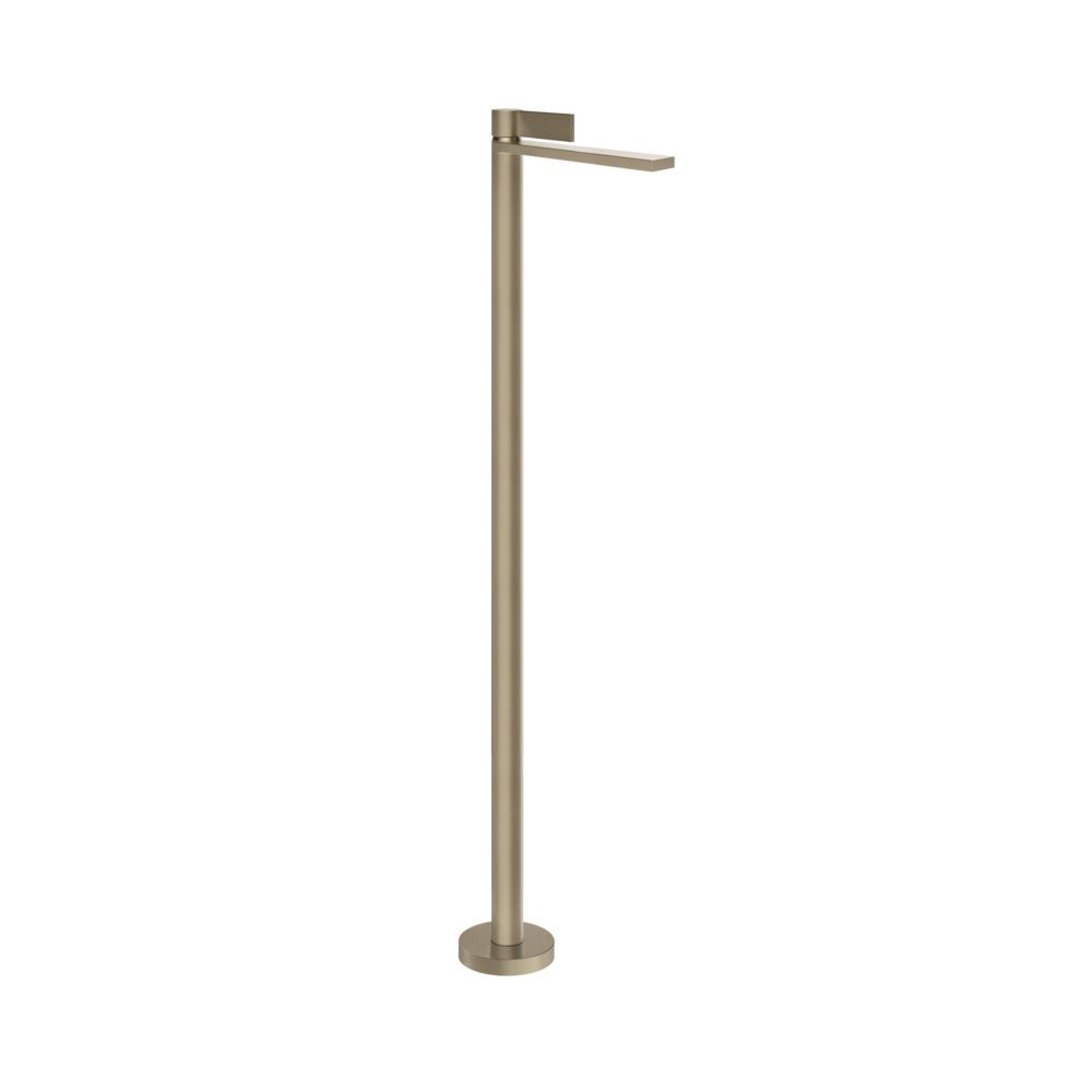 Gessi Inverso Rigato Freestanding Basin Mixer- 73595 Bathroom Accessories GESSI Finox Brushed Nickel