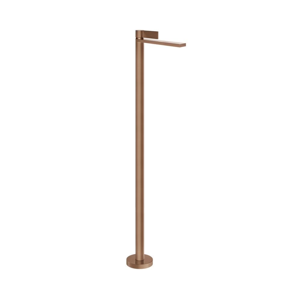 Gessi Inverso Rigato Freestanding Basin Mixer- 73595 Bathroom Accessories GESSI Copper Brushed PVD