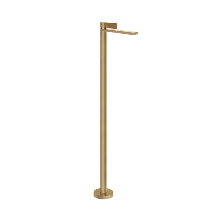 Gessi Inverso Rigato Freestanding Basin Mixer- 73595 Bathroom Accessories GESSI Warm Bronze Br. PVD