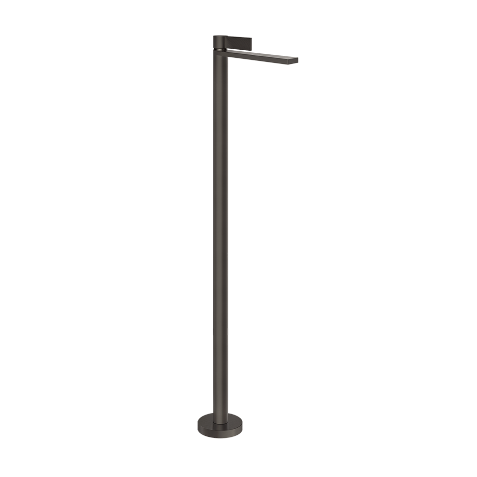 Gessi Inverso Rigato Freestanding Basin Mixer- 73595 Bathroom Accessories GESSI Black Metal Brushed PVD
