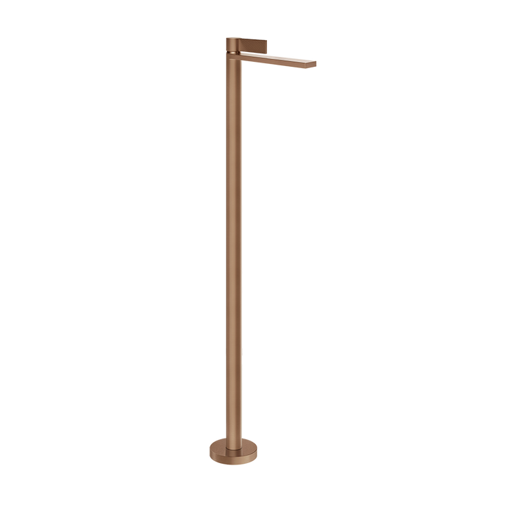 Gessi Inverso Rigato Freestanding Basin Mixer- 73595 Bathroom Accessories GESSI Copper Brushed PVD