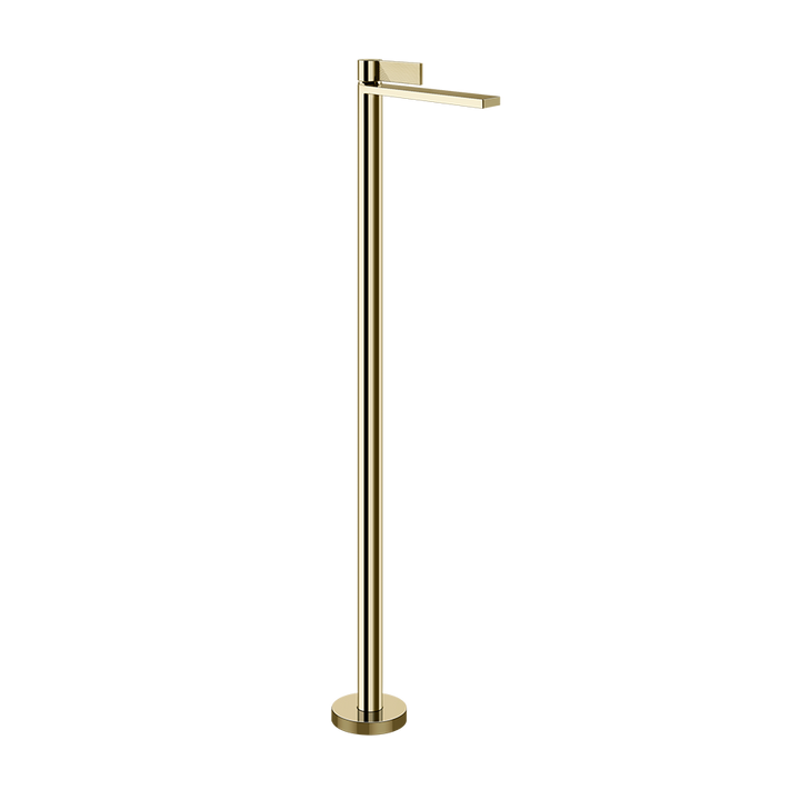 Gessi Inverso Rigato Freestanding Basin Mixer- 73595 Bathroom Accessories GESSI Brass PVD