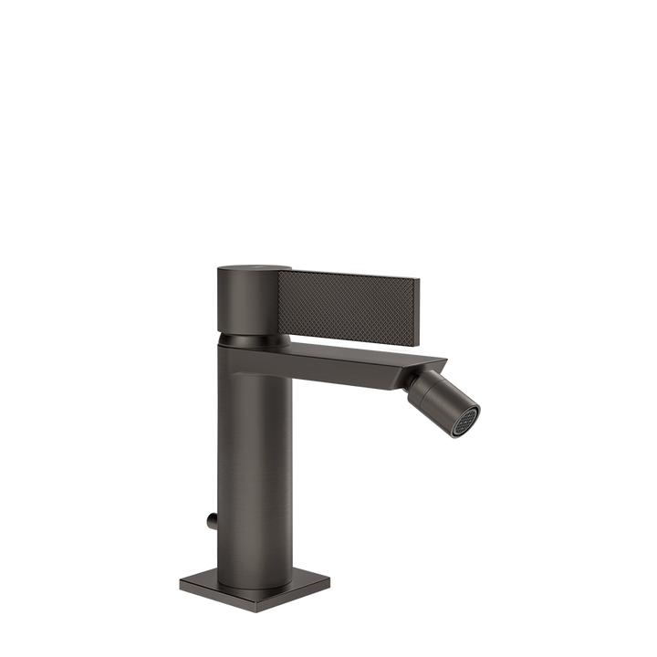 Gessi Inverso Diamantato Bidet Mixer - 73607 Bathroom Accessories GESSI Black Metal Brushed PVD