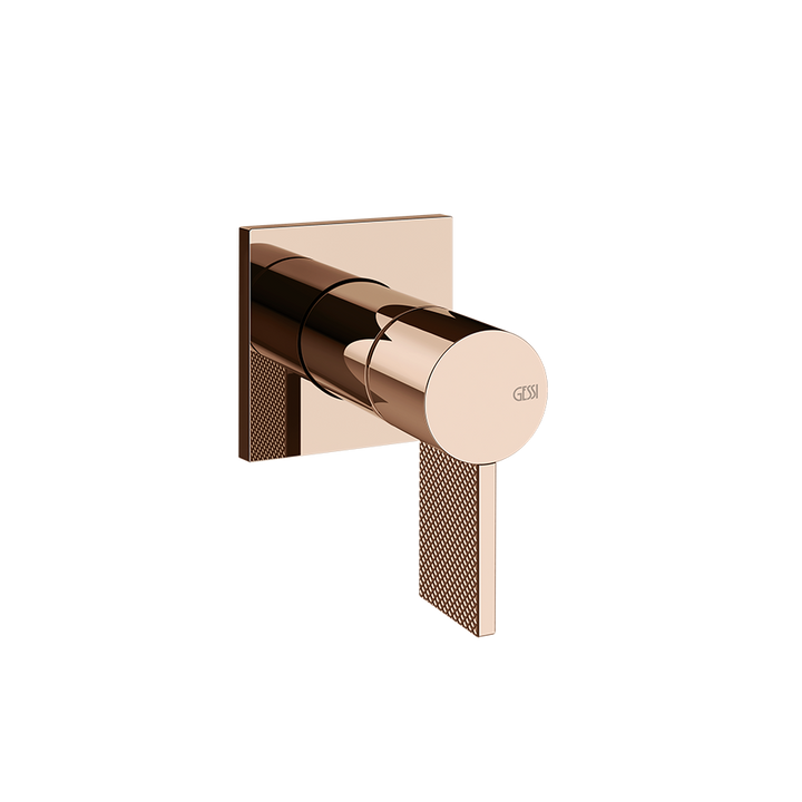 Gessi Inverso Diamantato Wall-Mounted Basin Mixer - 73609 Bathroom Accessories GESSI Copper PVD