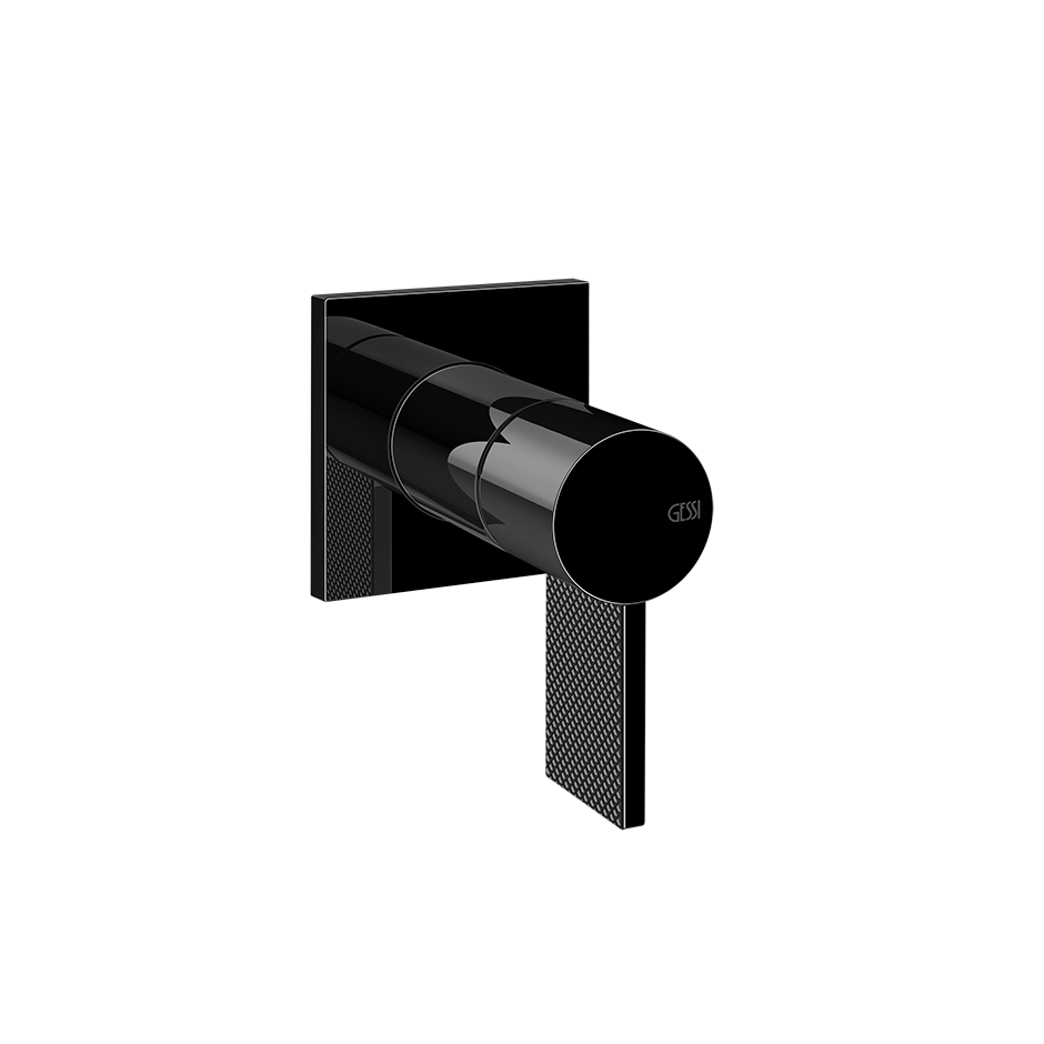Gessi Inverso Diamantato Wall-Mounted Basin Mixer - 73609 Bathroom Accessories GESSI Black Metal PVD
