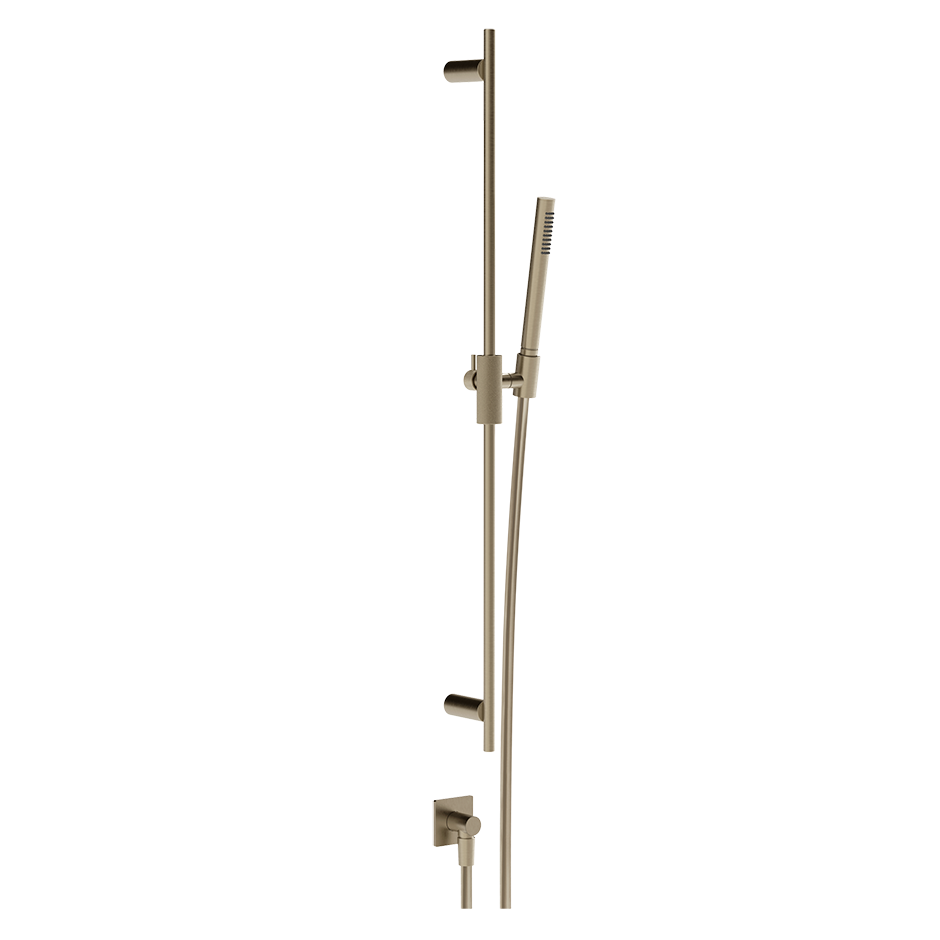 Gessi Inverso Diamantato Sliding Rail - 73641 Bathroom Accessories GESSI Finox Brushed Nickel