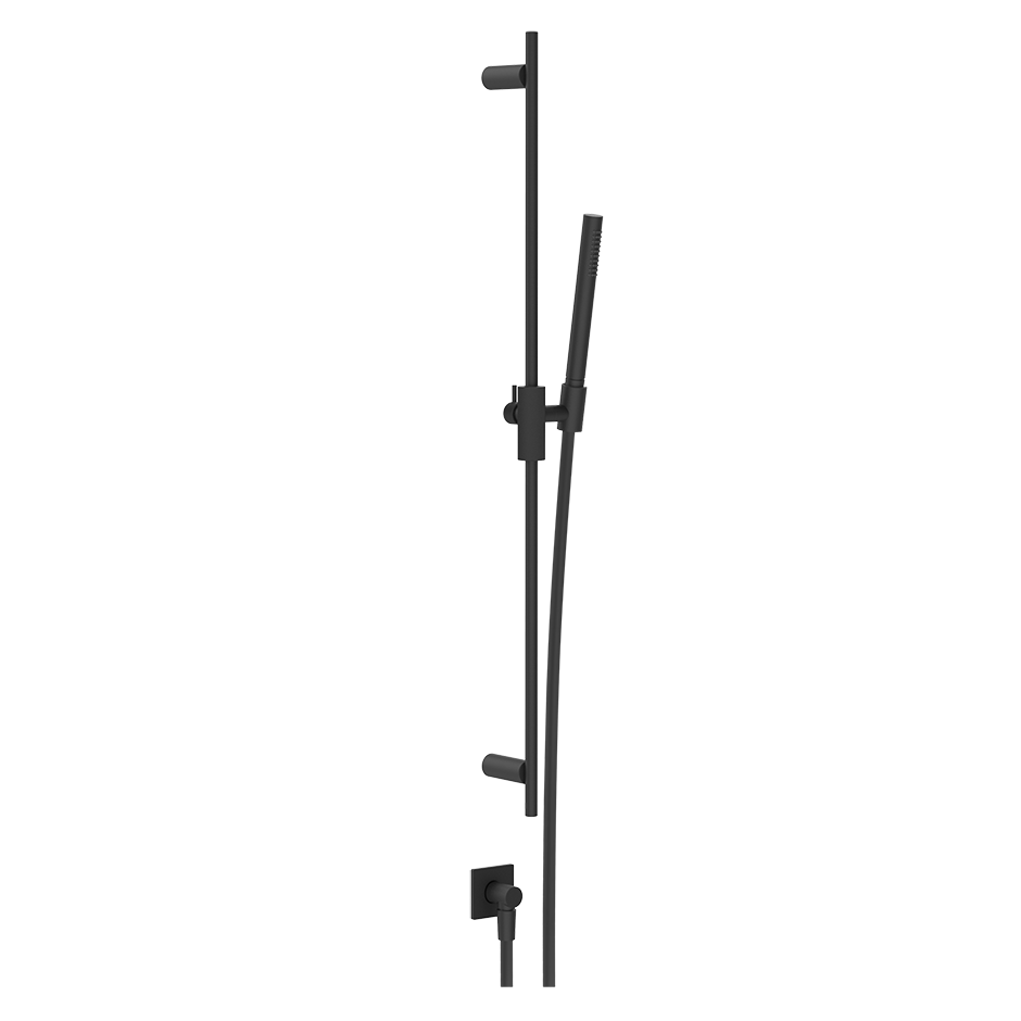 Gessi Inverso Diamantato Sliding Rail - 73641 Bathroom Accessories GESSI Matte Black