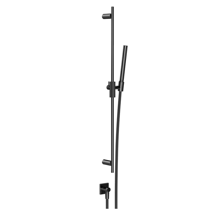 Gessi Inverso Diamantato Sliding Rail - 73641 Bathroom Accessories GESSI Black Metal PVD
