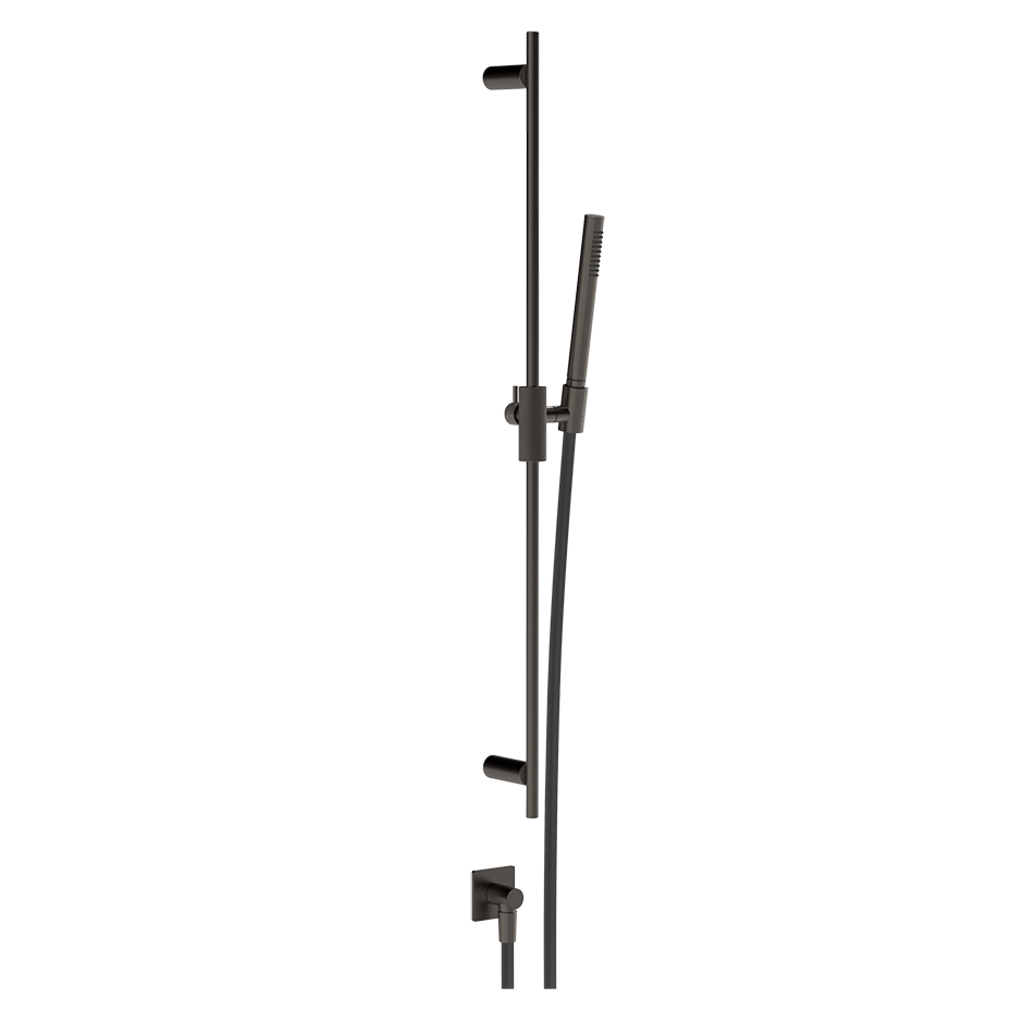 Gessi Inverso Diamantato Sliding Rail - 73641 Bathroom Accessories GESSI Black Metal Br. PVD