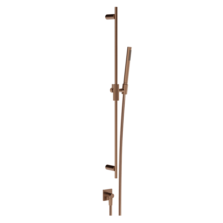 Gessi Inverso Diamantato Sliding Rail - 73641 Bathroom Accessories GESSI Copper Brushed PVD