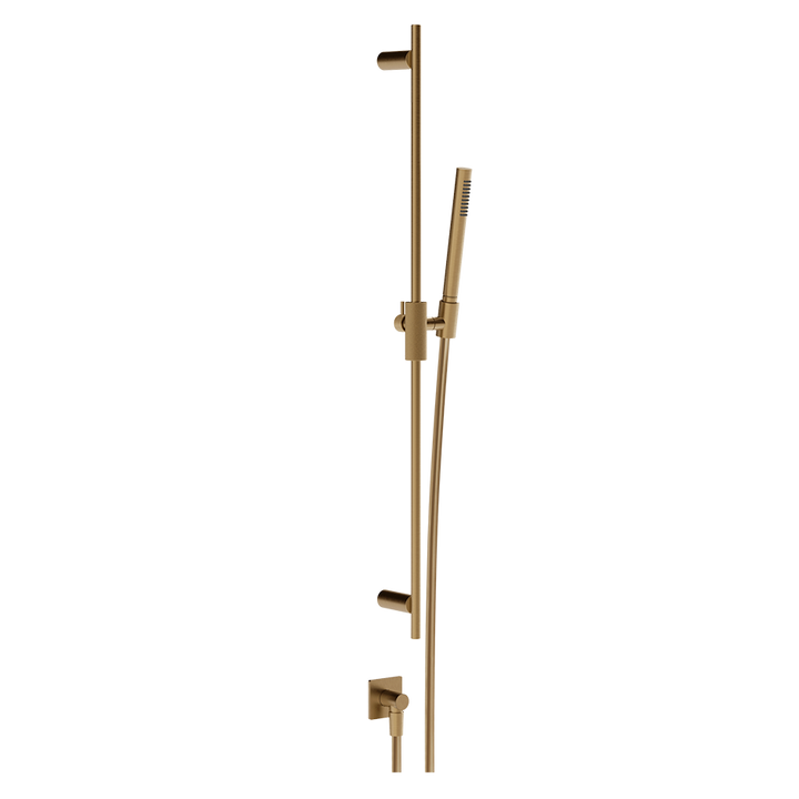 Gessi Inverso Diamantato Sliding Rail - 73641 Bathroom Accessories GESSI Warm Bronze Br. PVD