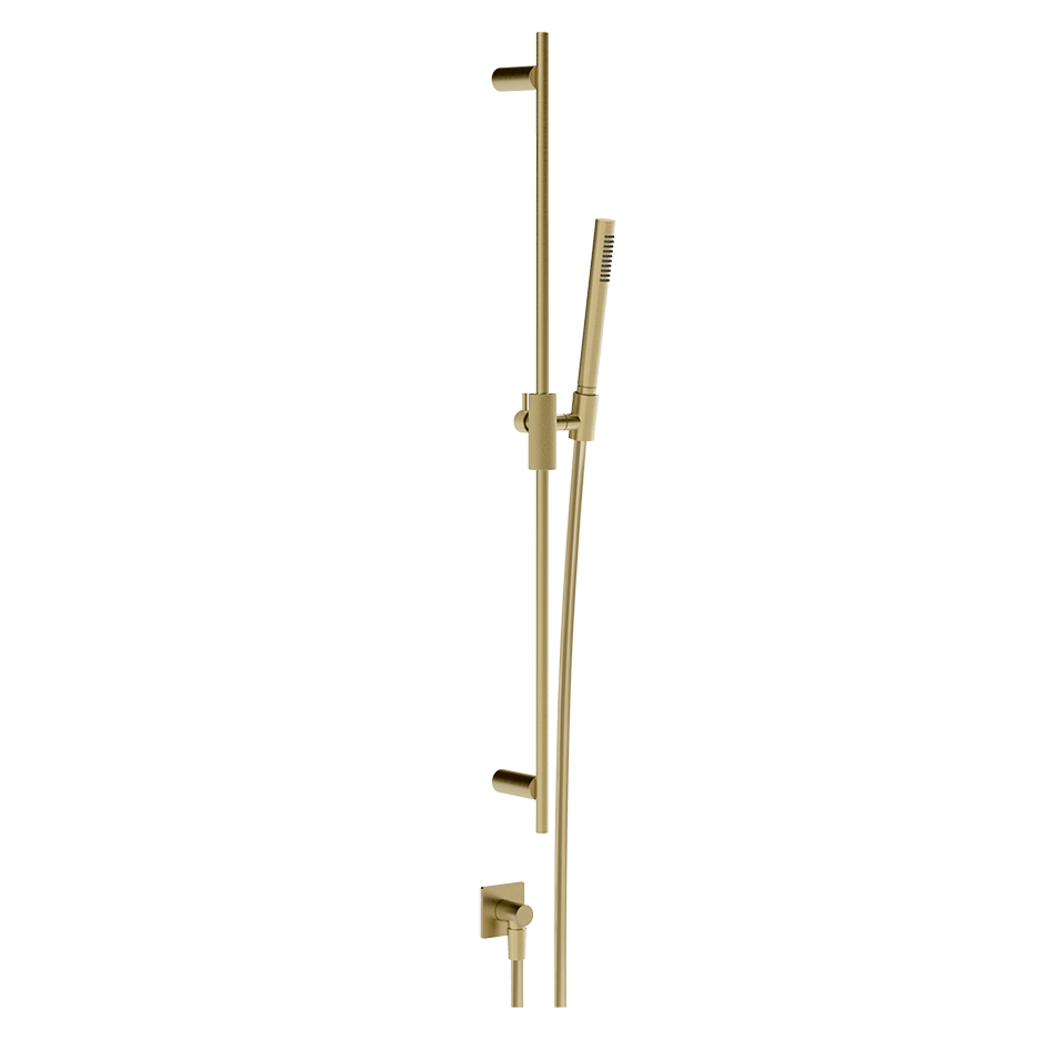 Gessi Inverso Diamantato Sliding Rail - 73641 Bathroom Accessories GESSI Brass Brushed PVD
