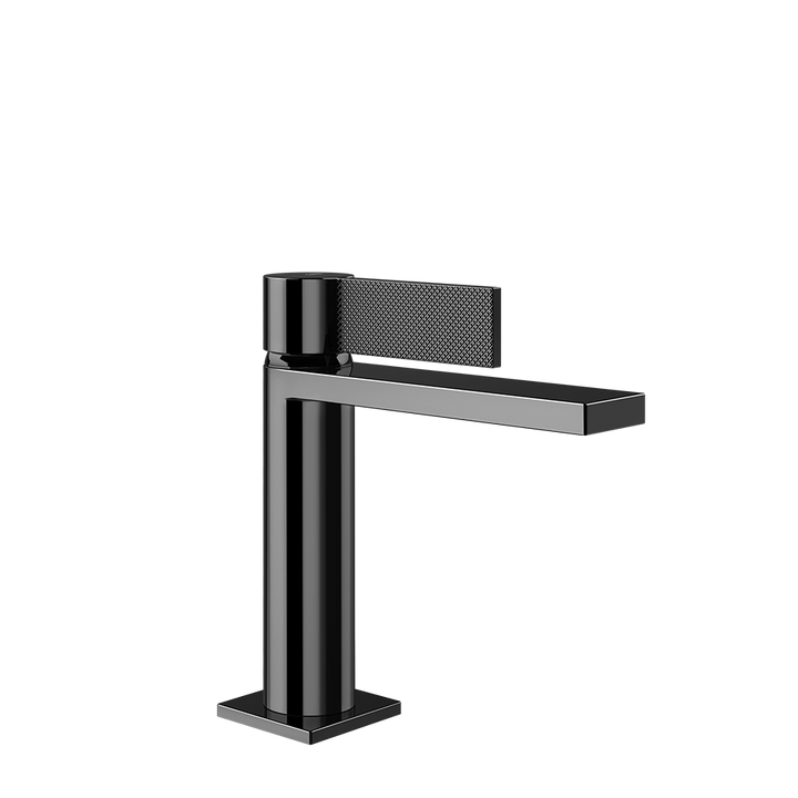 Gessi Inverso Diamantato Basin Mixer - 73651 Bathroom Accessories GESSI Black Metal PVD