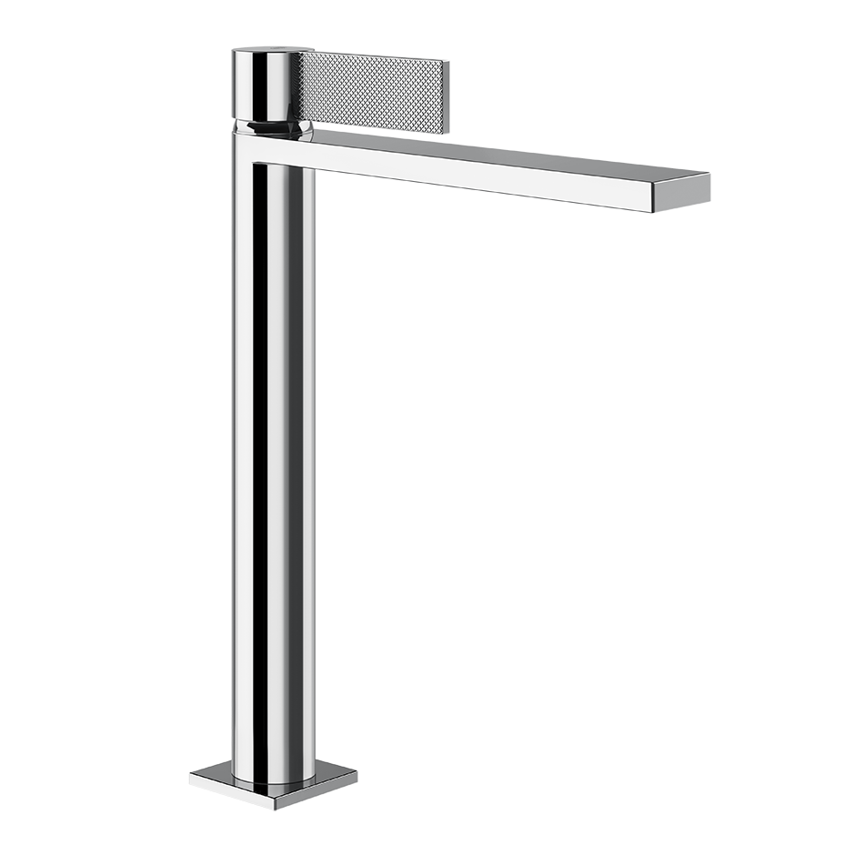 Gessi Inverso Diamantato High Version Basin Mixer - 73653 Bathroom Accessories GESSI Chrome