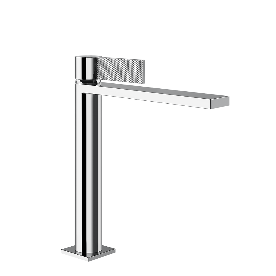 Gessi Inverso Diamantato Medium Basin Mixer - 73655 Bathroom Accessories GESSI Chrome