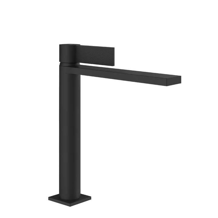 Gessi Inverso Diamantato Medium Basin Mixer - 73655 Bathroom Accessories GESSI Matte Black