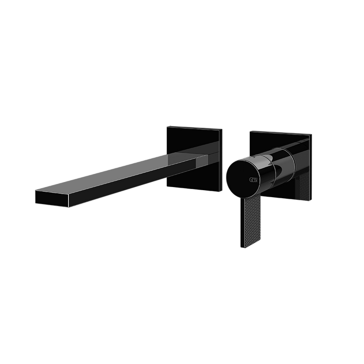 Gessi Inverso Diamantato Wall-Mounted Basin Mixer - 73688 Bathroom Accessories GESSI