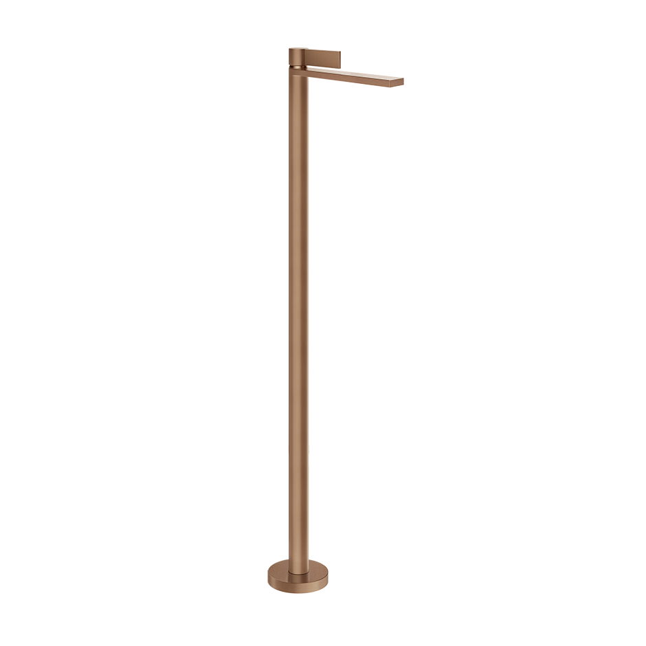 Gessi Inverso Diamantato Freestanding Basin Mixer - 73695 Bathroom Accessories GESSI Copper Brushed PVD