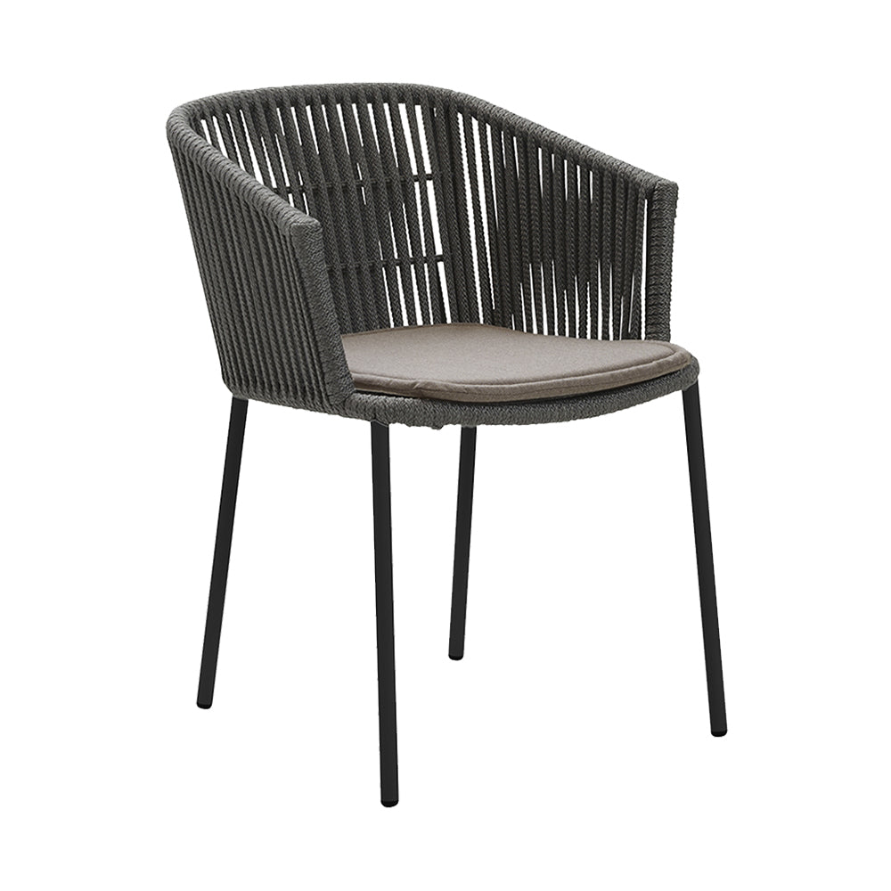 Moments Outdoor Stackable Armchair with Cushion