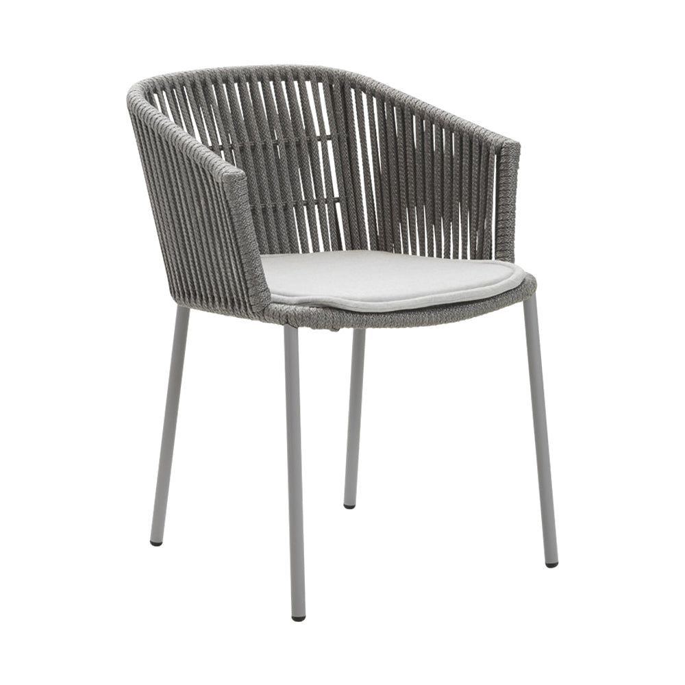 Moments Outdoor Stackable Armchair with Cushion