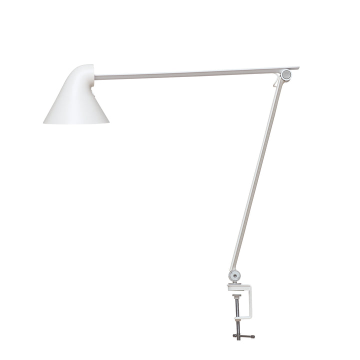 NJP Table Lamp Desk Lamps Louis Poulsen White Clamp Base 2700K - Warm White