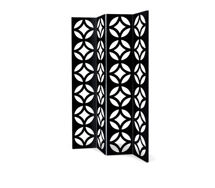 Jay Folding Screen  Boca Do Lobo Black Lacquer  