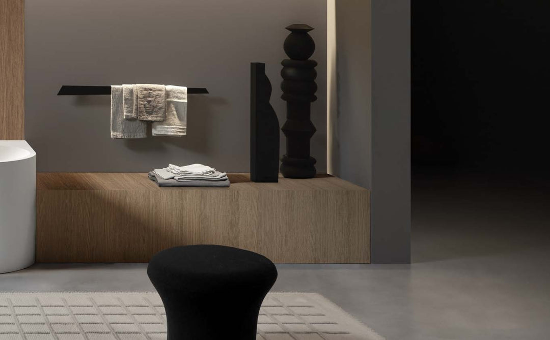 OASI Rectangular Bathtub with one Rounded Edge Sinks Antonio Lupi