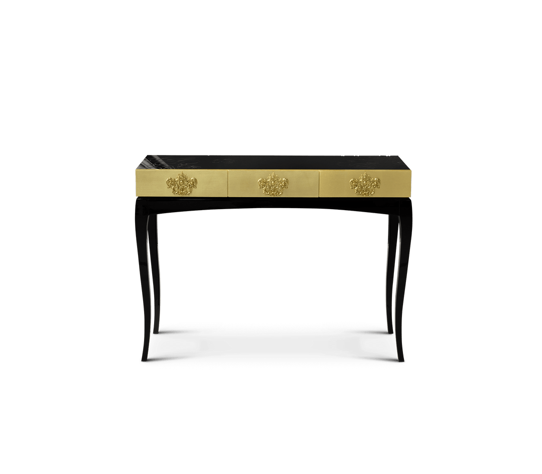trinity console Consoles Boca Do Lobo Gold Leaf